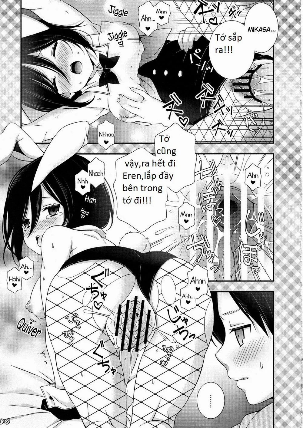 HentaiVN.net - Ảnh 19 - Bunny Girl no Mikasa to Eroi koto suru Hon (Shingeki No Kyojin) - Chap 1