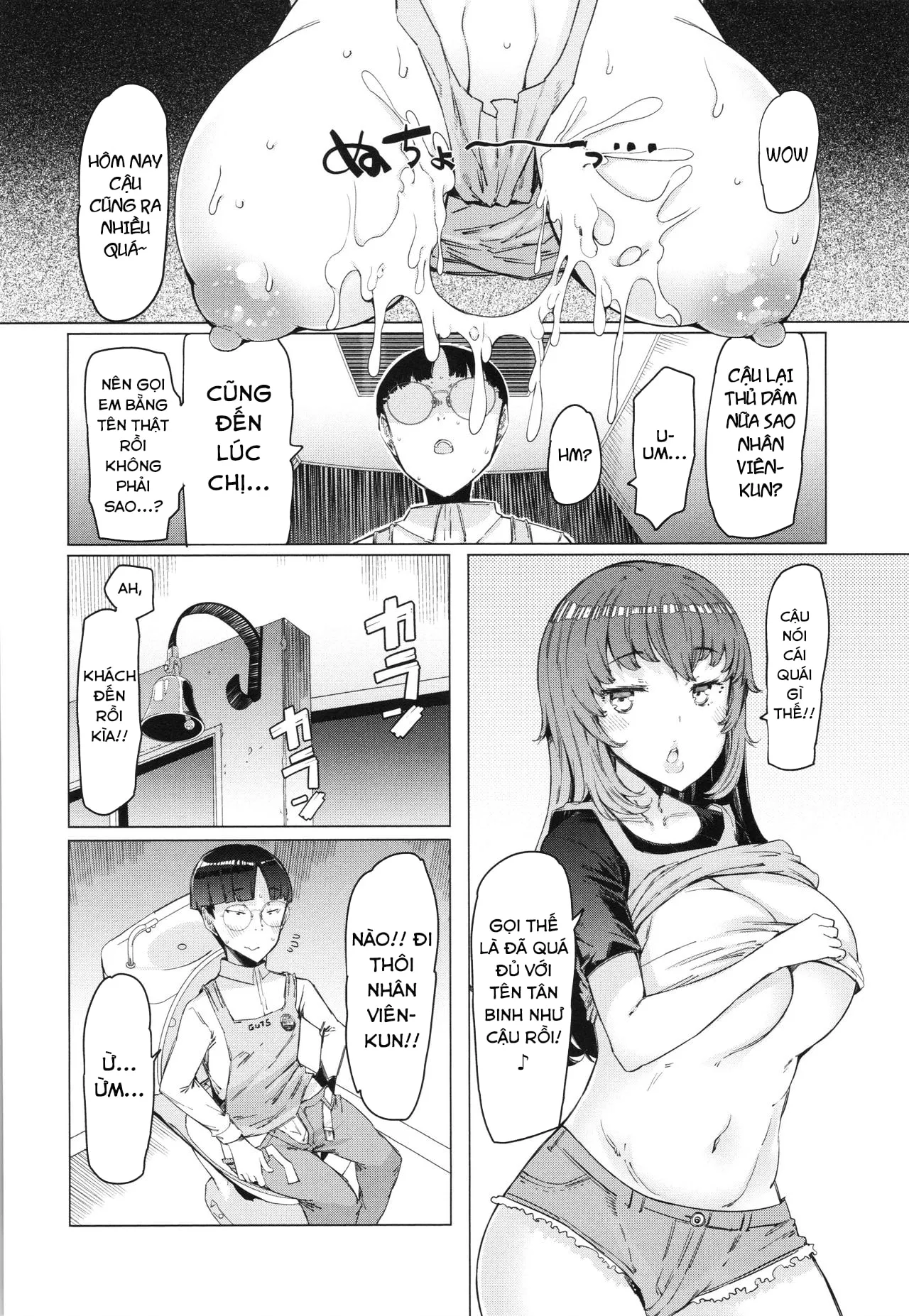 HentaiVN.net - Ảnh 3 - Please! Part-Timer-Kun [Onegai! Baito-Kun] - Chap 1