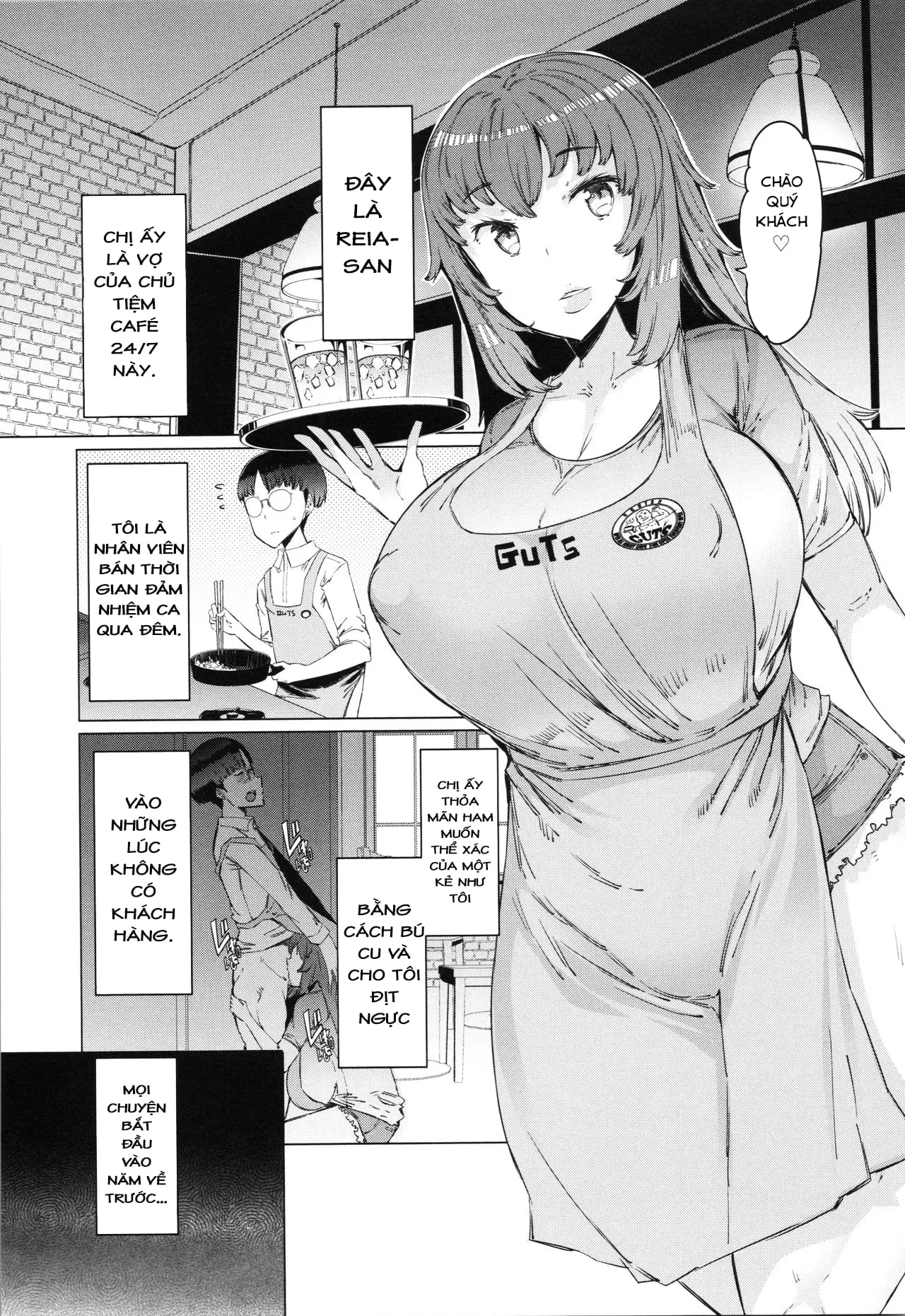 HentaiVN.net - Ảnh 4 - Please! Part-Timer-Kun [Onegai! Baito-Kun] - Chap 1