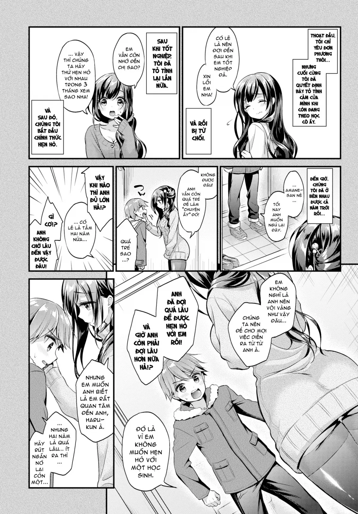 HentaiVN.net - Ảnh 3 - Older Girlfriend - Chap 1