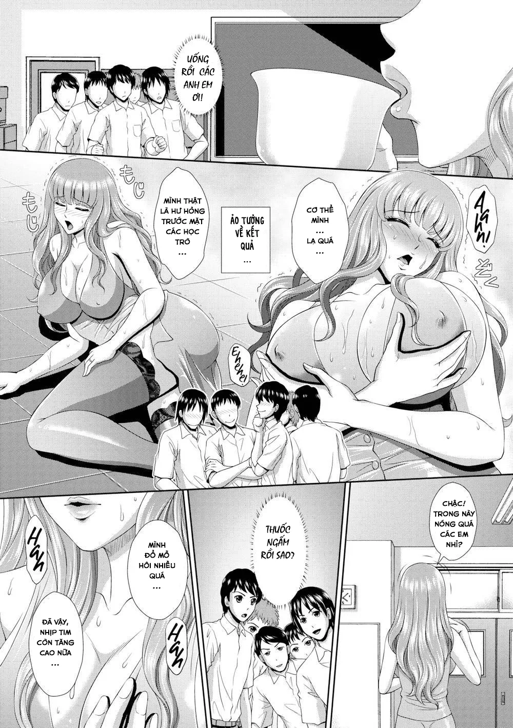 HentaiVN.net - Ảnh 4 - Xúc Tác Cho Cô và Em [Chemistry With A Married Teacher] - Chap 1