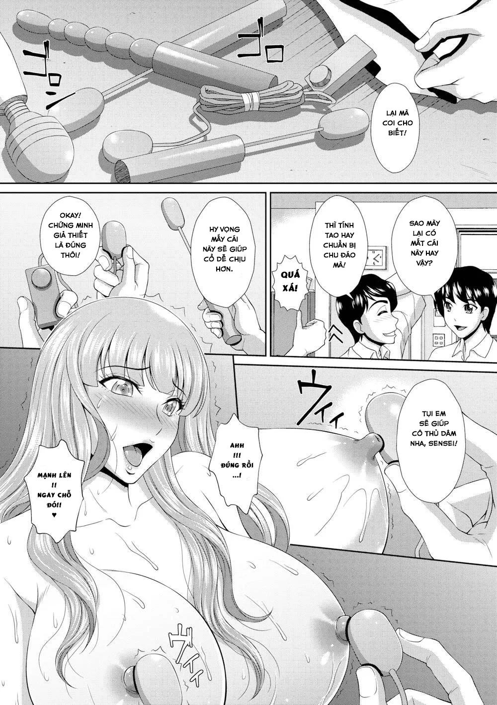 HentaiVN.net - Ảnh 8 - Xúc Tác Cho Cô và Em [Chemistry With A Married Teacher] - Chap 1