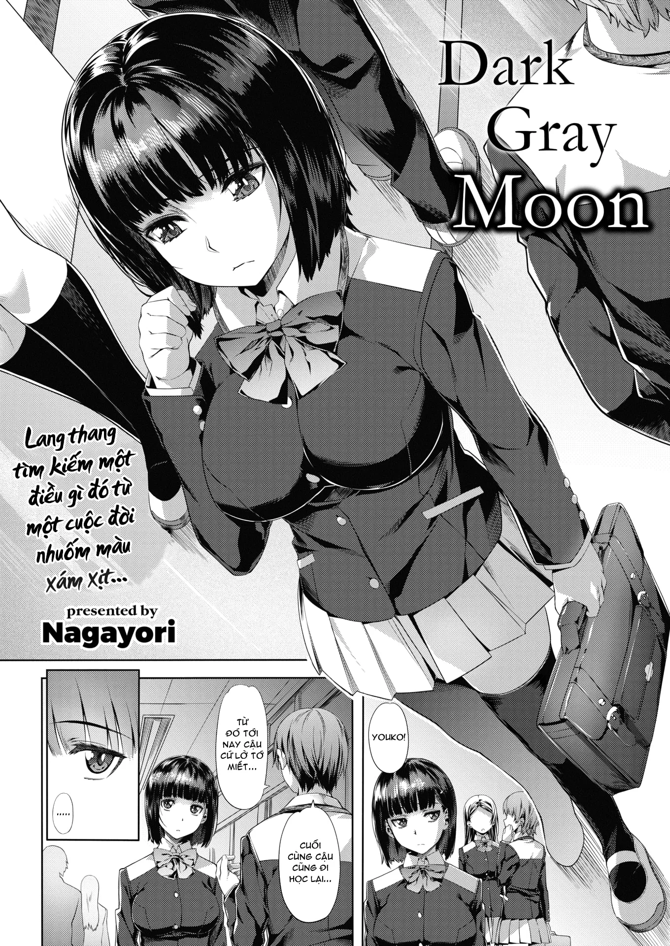 HentaiVN.net - Ảnh 3 - Vầng Trăng Tàn Nhuốm Màu Hoen Ố [Dark Gray Moon] - Chap 1