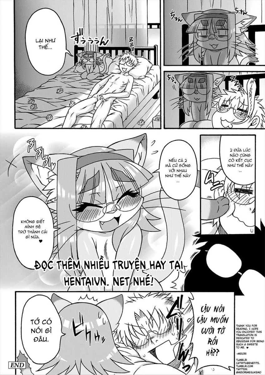 HentaiVN.net - Ảnh 22 - Midori's Neko Kano [Cat With Benefit] - Chap 1