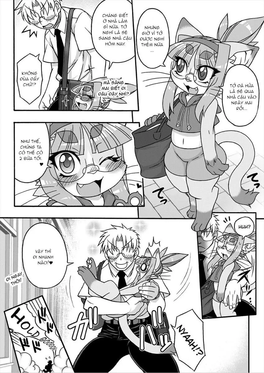 HentaiVN.net - Ảnh 5 - Midori's Neko Kano [Cat With Benefit] - Chap 1