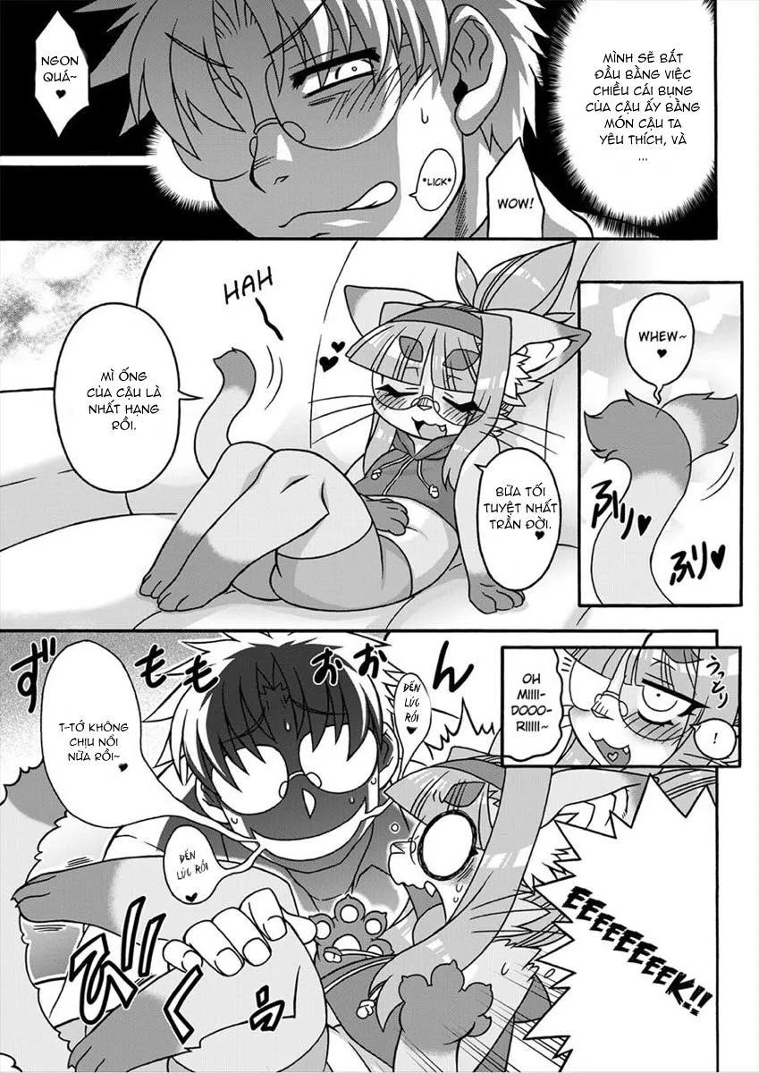 HentaiVN.net - Ảnh 7 - Midori's Neko Kano [Cat With Benefit] - Chap 1