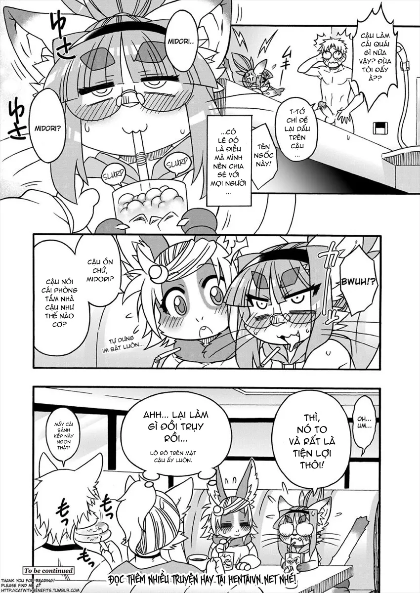 HentaiVN.net - Ảnh 18 - Midori's Neko Kano [Cat With Benefit] - Chap 2