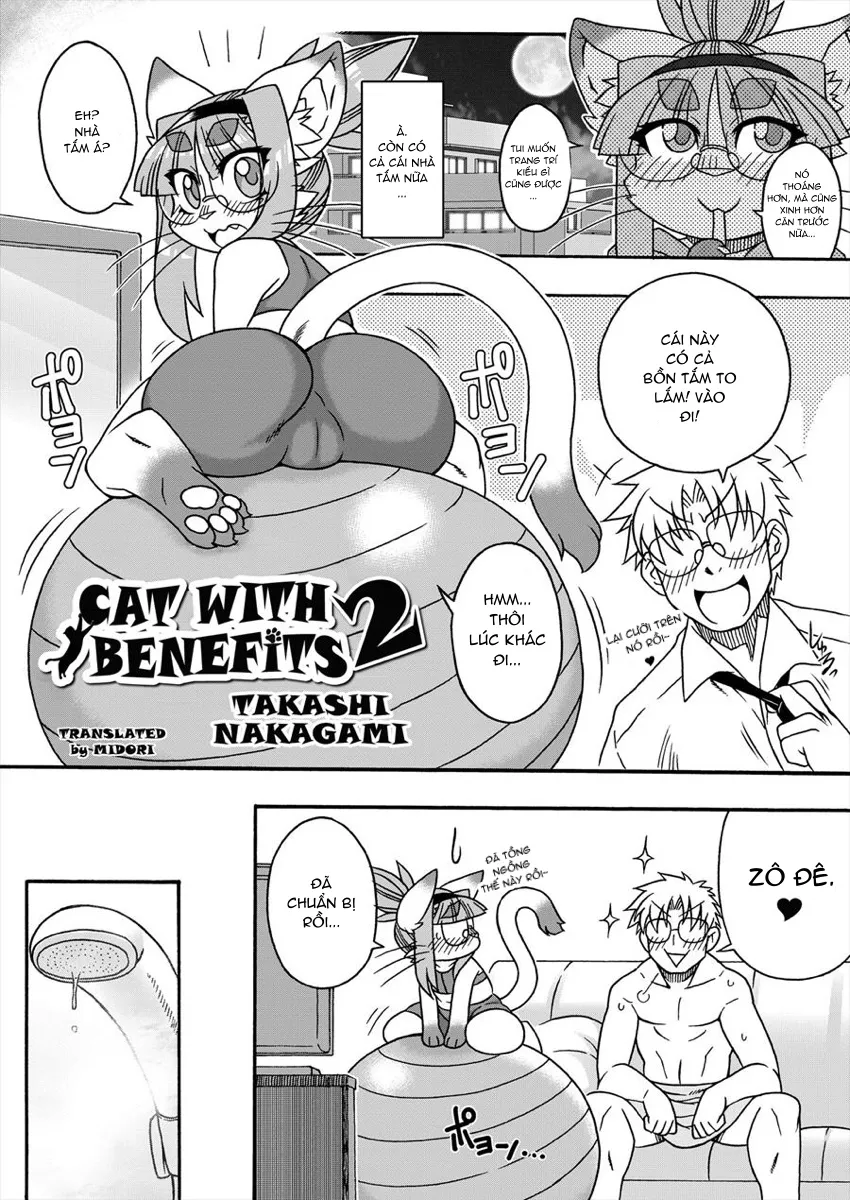 HentaiVN.net - Ảnh 4 - Midori's Neko Kano [Cat With Benefit] - Chap 2
