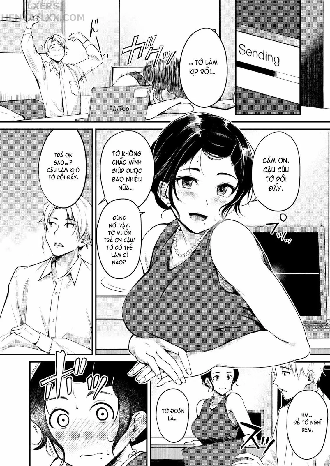 HentaiVN.net - Ảnh 7 - On a Blessed Night - Chap 1