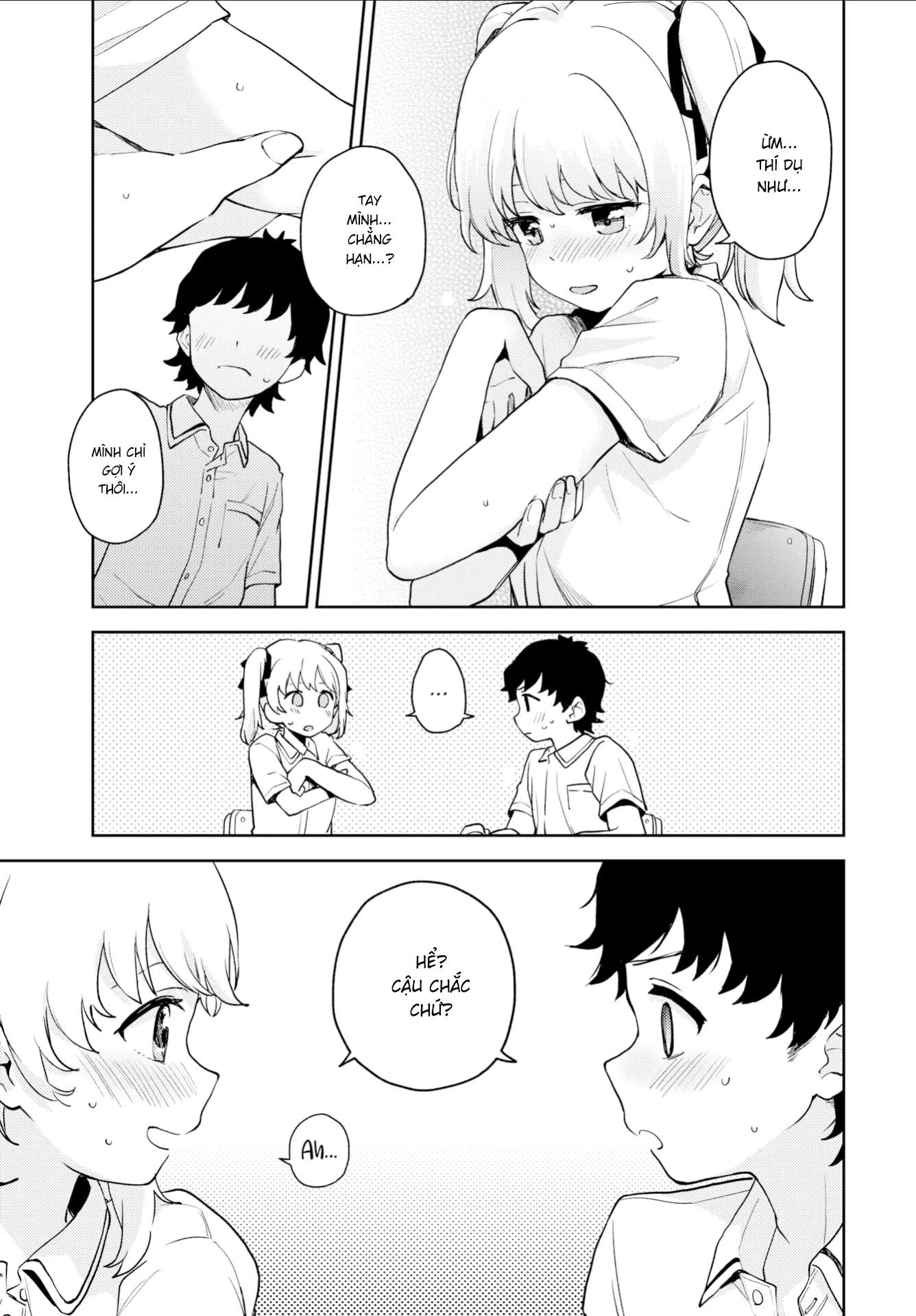 HentaiVN.net - Ảnh 3 - Tật cắn bút ư!? Khỏi lo! Đã có cách! [How Do You Correct Bad Chewing Habits?] - Chap 1