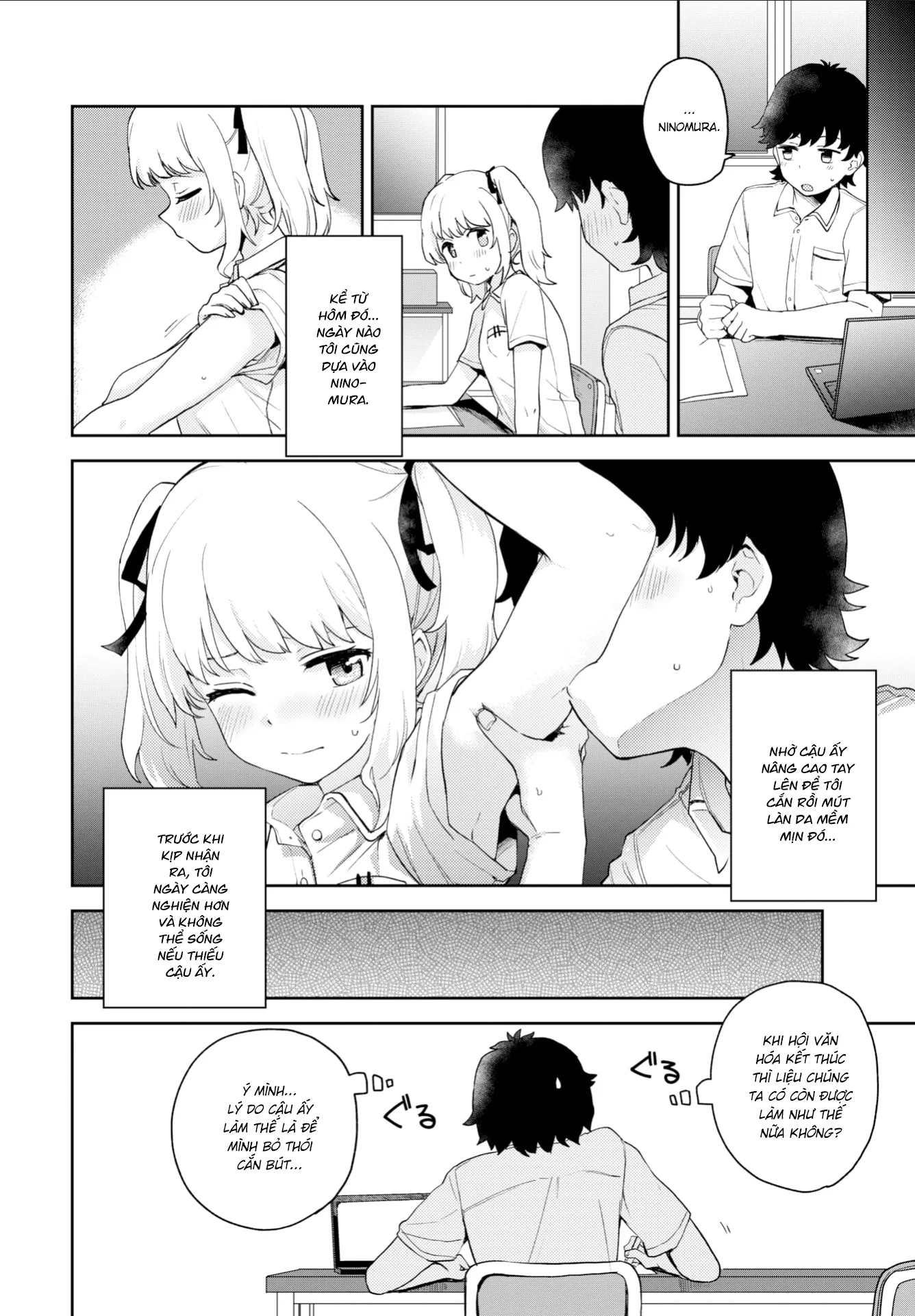 HentaiVN.net - Ảnh 6 - Tật cắn bút ư!? Khỏi lo! Đã có cách! [How Do You Correct Bad Chewing Habits?] - Chap 1