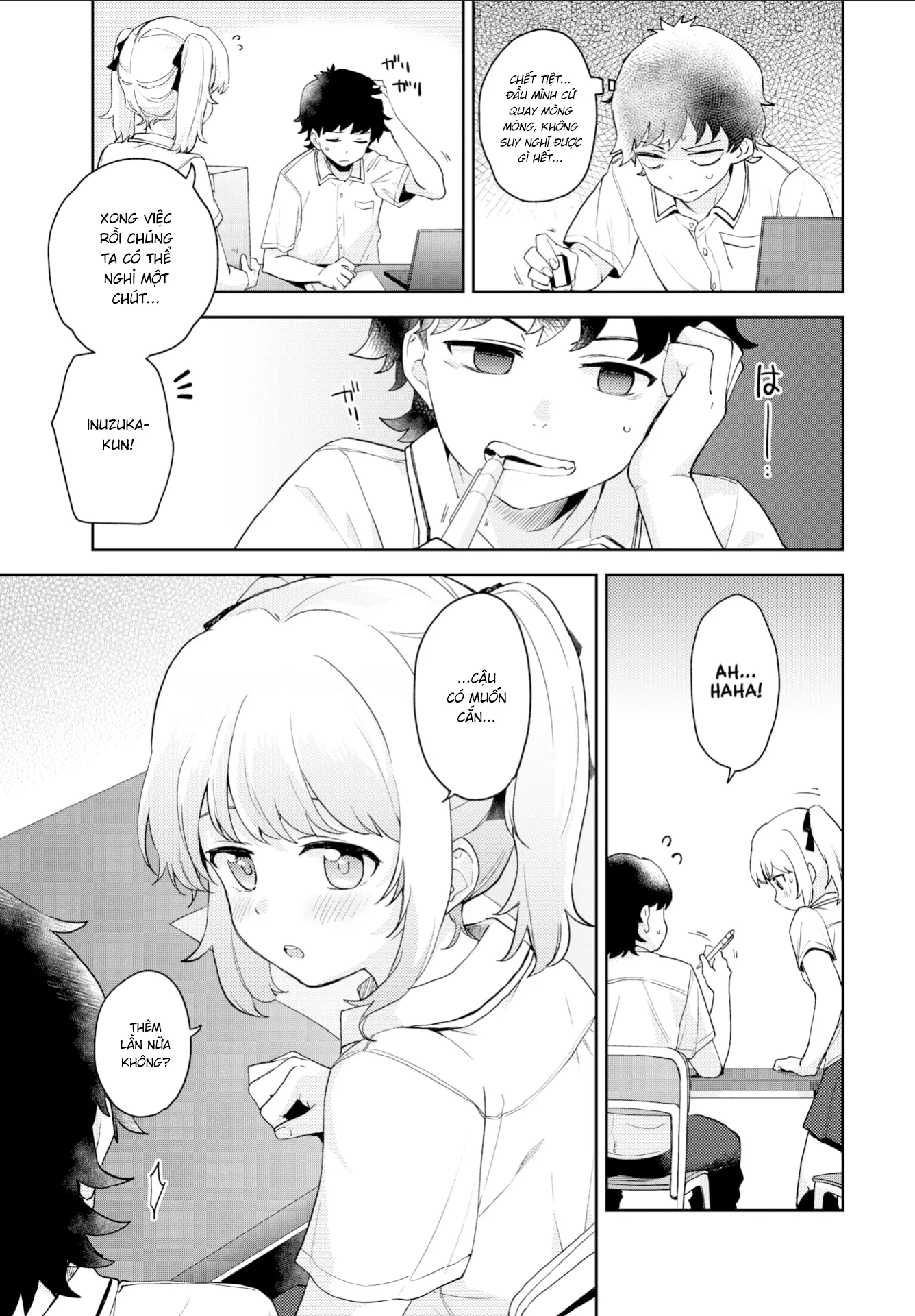 HentaiVN.net - Ảnh 7 - Tật cắn bút ư!? Khỏi lo! Đã có cách! [How Do You Correct Bad Chewing Habits?] - Chap 1