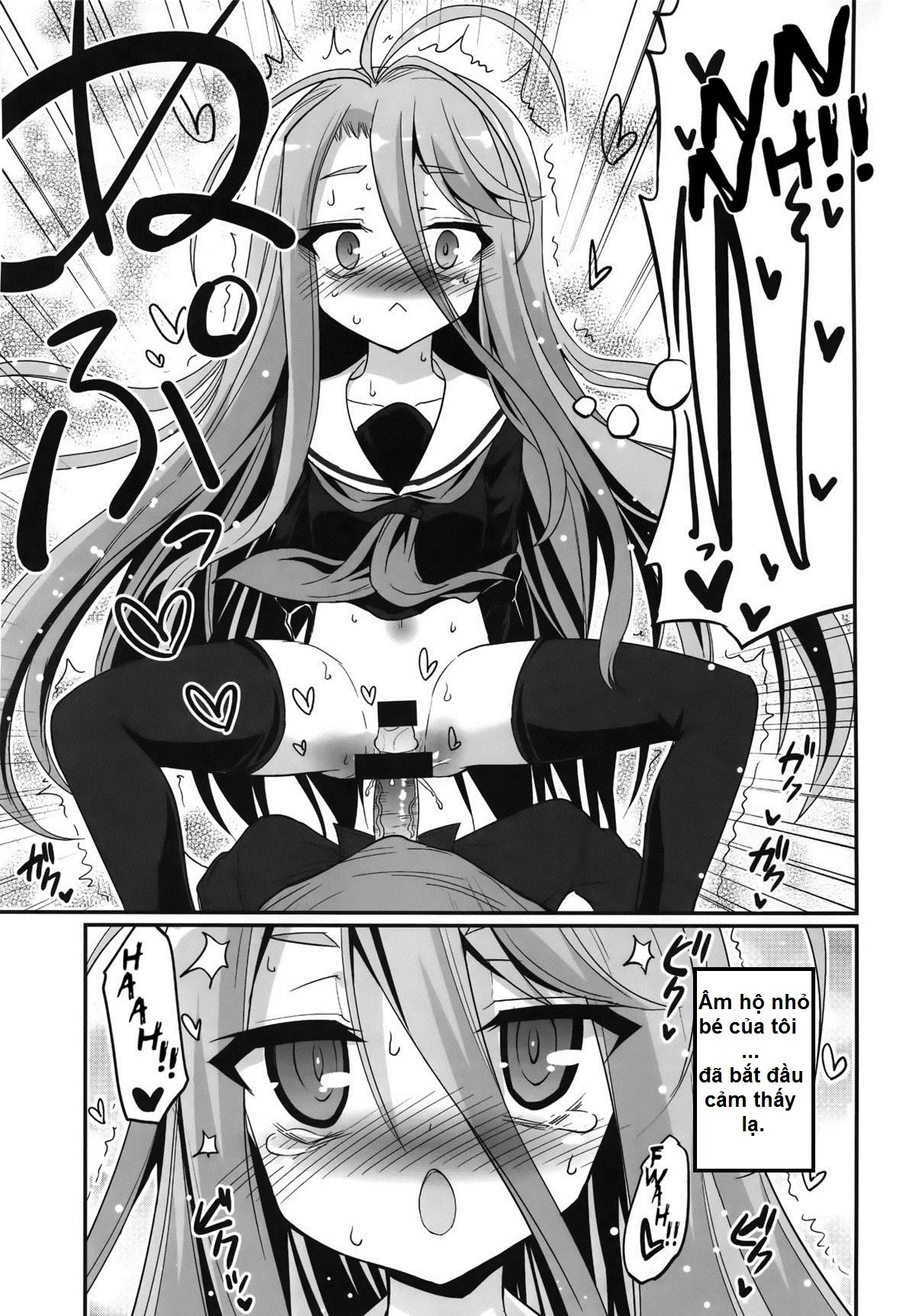 HentaiVN.net - Ảnh 10 - Shiro-Chan Assaults The Sleeping (No Game No Life) - Chap 1
