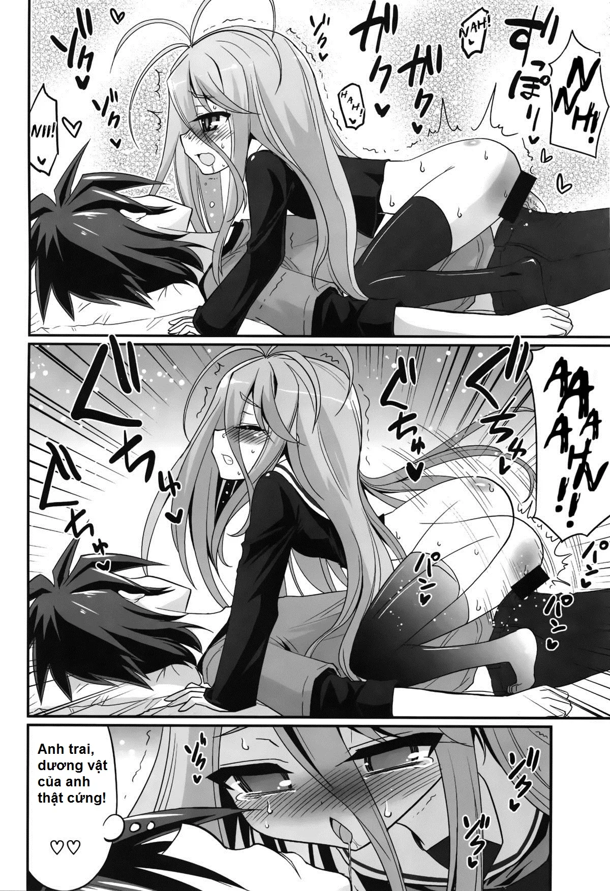 HentaiVN.net - Ảnh 11 - Shiro-Chan Assaults The Sleeping (No Game No Life) - Chap 1