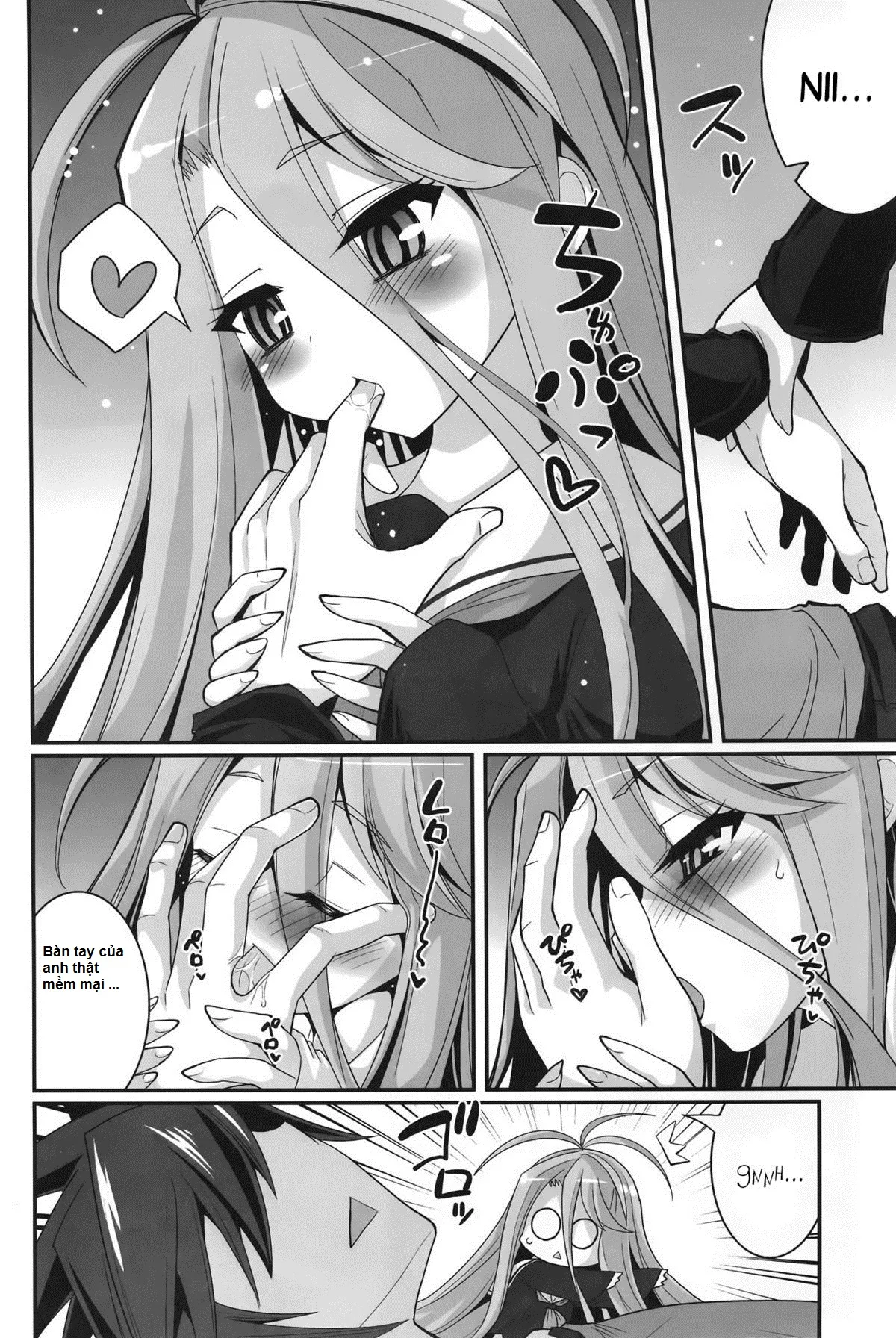 HentaiVN.net - Ảnh 3 - Shiro-Chan Assaults The Sleeping (No Game No Life) - Chap 1