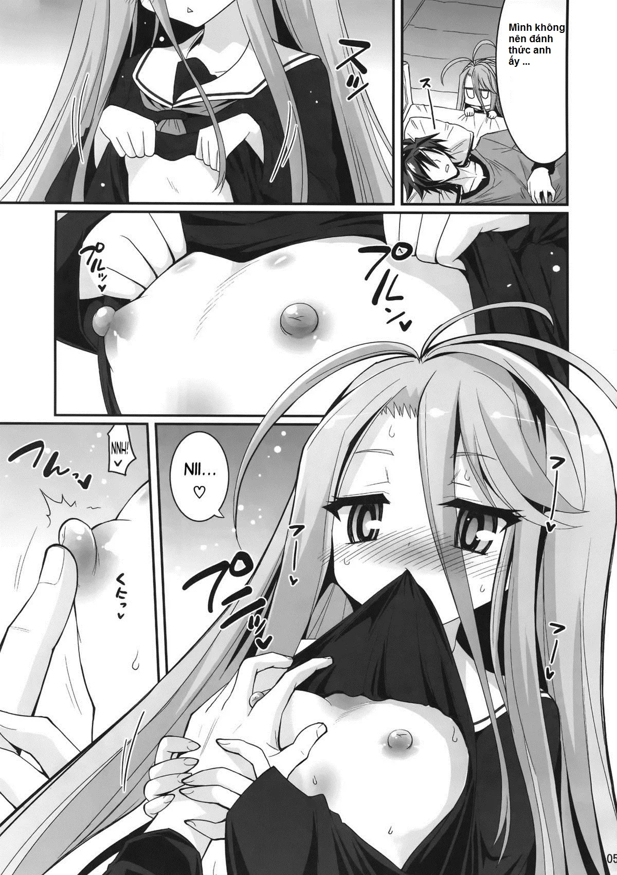 HentaiVN.net - Ảnh 4 - Shiro-Chan Assaults The Sleeping (No Game No Life) - Chap 1