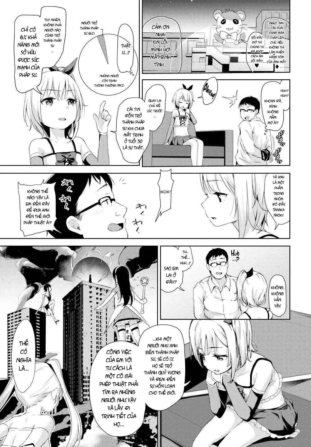 HentaiVN.net - Ảnh 4 - A Magical Girl's Job [A Magical Girls Job; A Magical Girl Job] - Chap 1