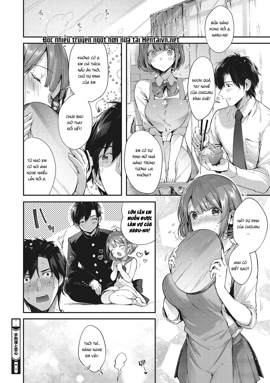 HentaiVN.net - Ảnh 23 - Bữa ăn tình yêu từ nàng thanh mai damdang [Teryouri to Koigokoro] - Chap 1