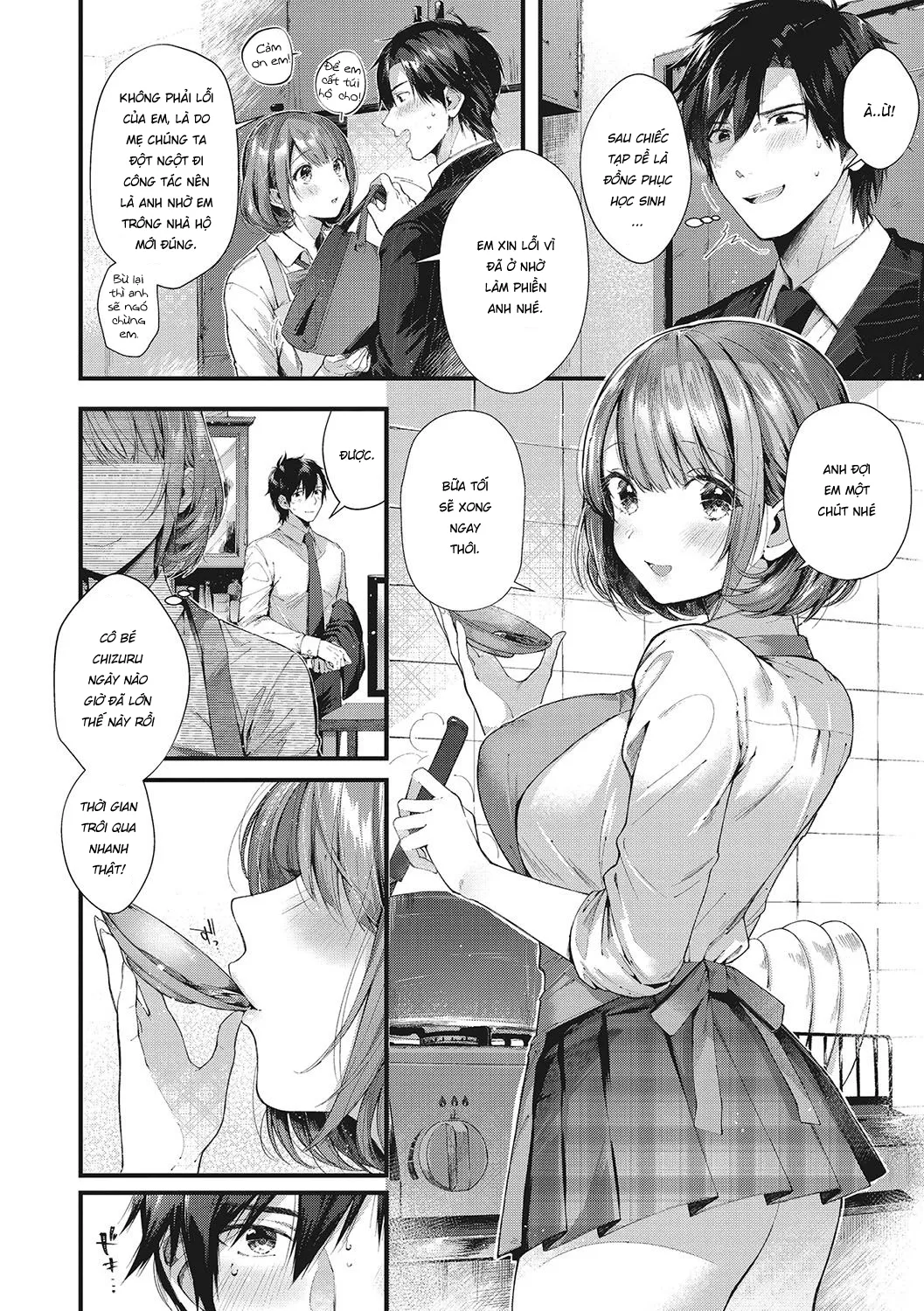 HentaiVN.net - Ảnh 3 - Bữa ăn tình yêu từ nàng thanh mai damdang [Teryouri to Koigokoro] - Chap 1