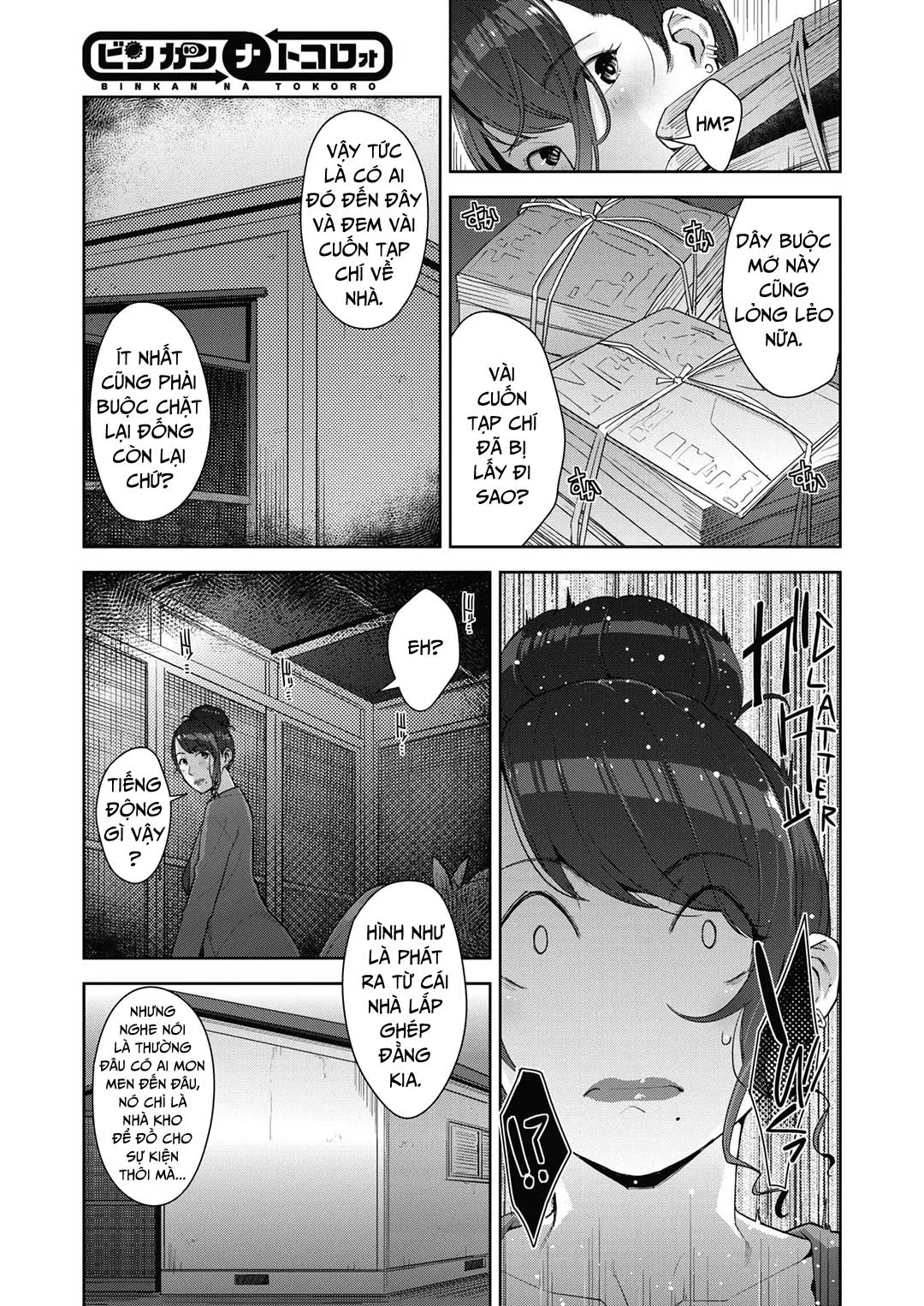 HentaiVN.net - Ảnh 4 - Nơi nhạy cảm [Binkan Na Tokoro; Sensitive Place] - Chap 1