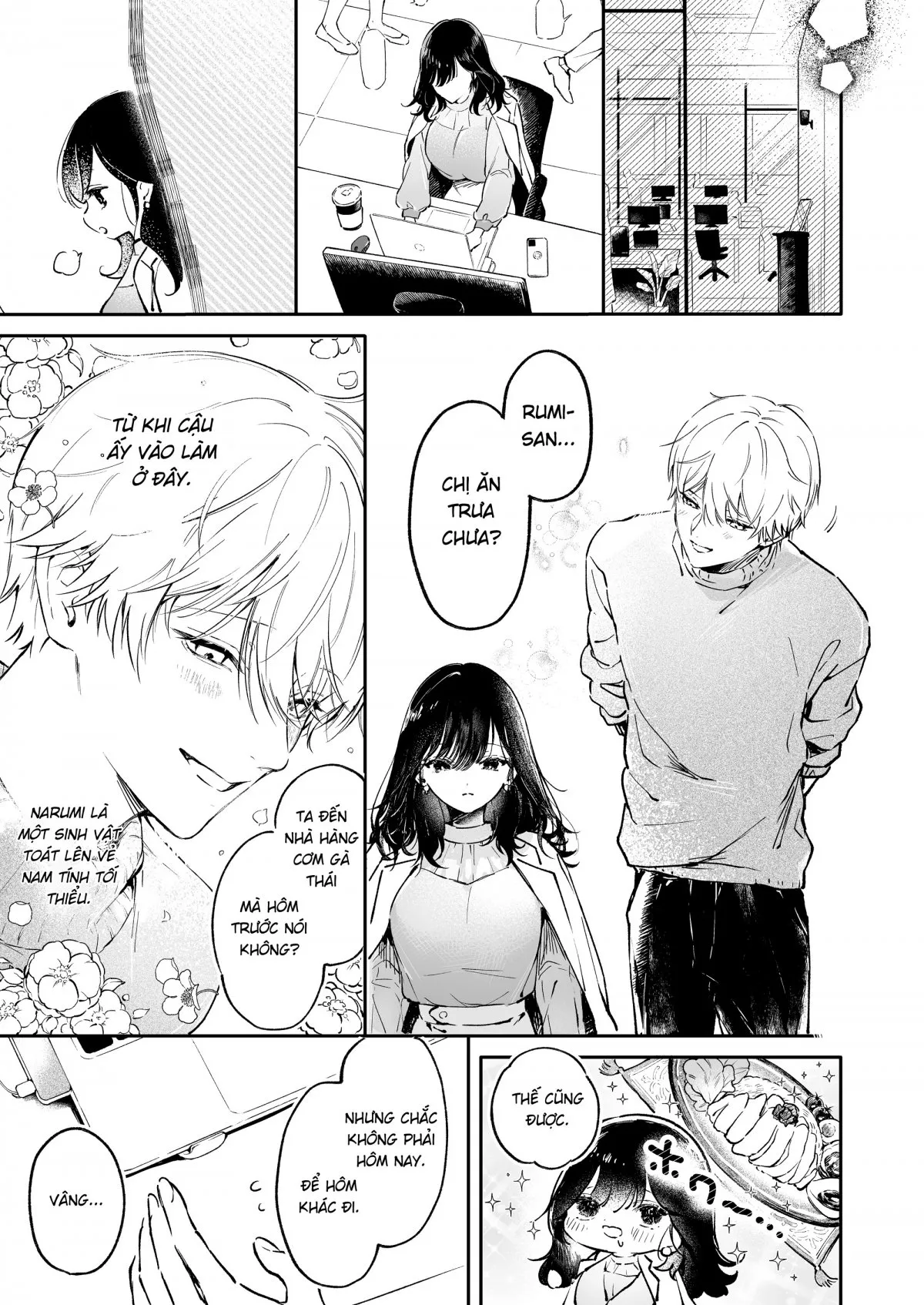 HentaiVN.net - Ảnh 4 - Tôi muốn lấy đi lần đầu của Narumi [Narumi Hikaru no Hajimete wo Tabetai] - Chap 1