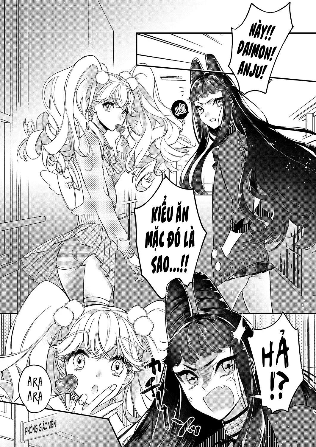 HentaiVN.net - Ảnh 3 - Ranh giới thiên thần và ác quỷ quá mỏng manh [Tenshi to Akuma wa Kamihitoe, 天使と悪魔は紙一重] - Chap 1