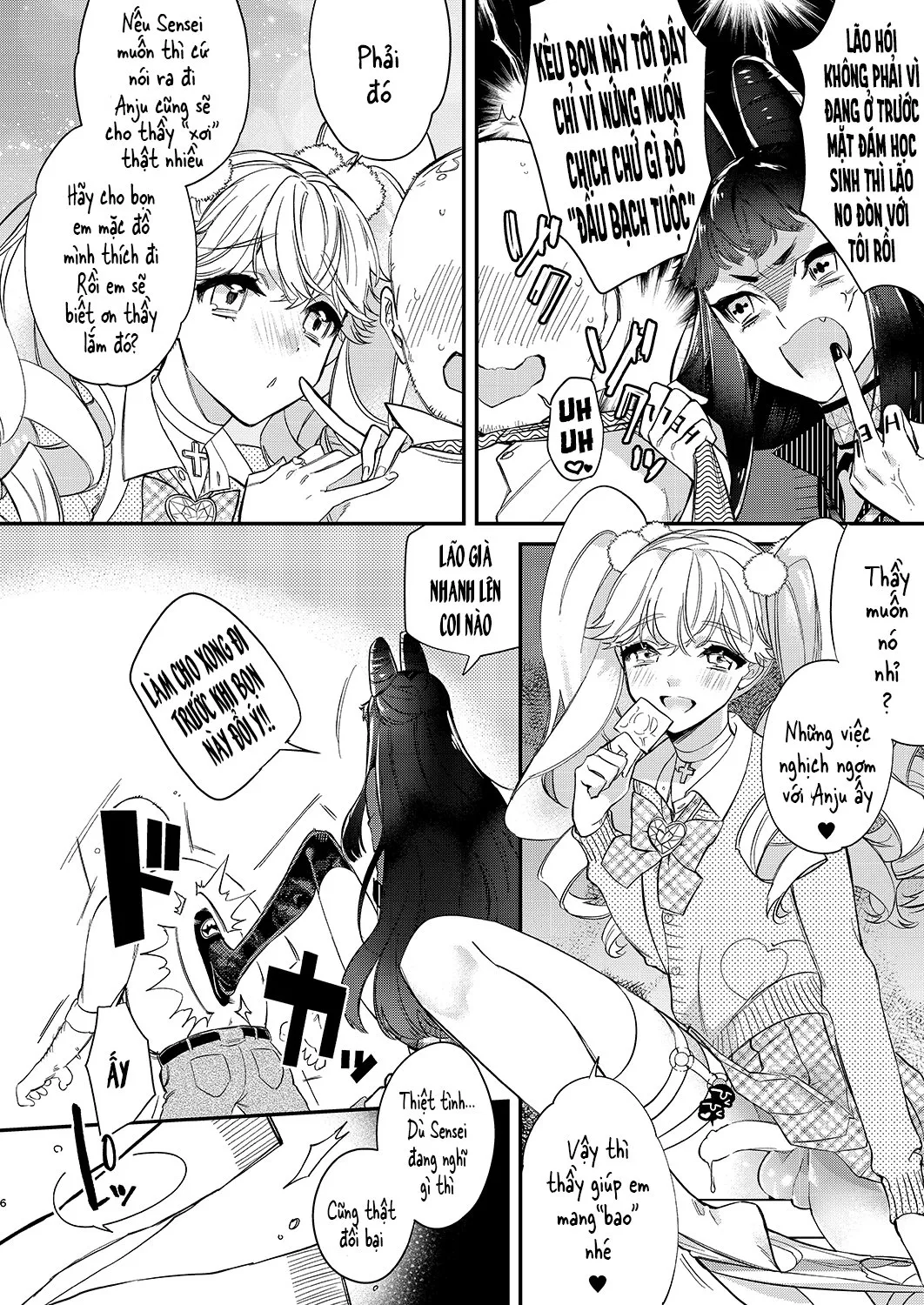 HentaiVN.net - Ảnh 4 - Ranh giới thiên thần và ác quỷ quá mỏng manh [Tenshi to Akuma wa Kamihitoe, 天使と悪魔は紙一重] - Chap 1