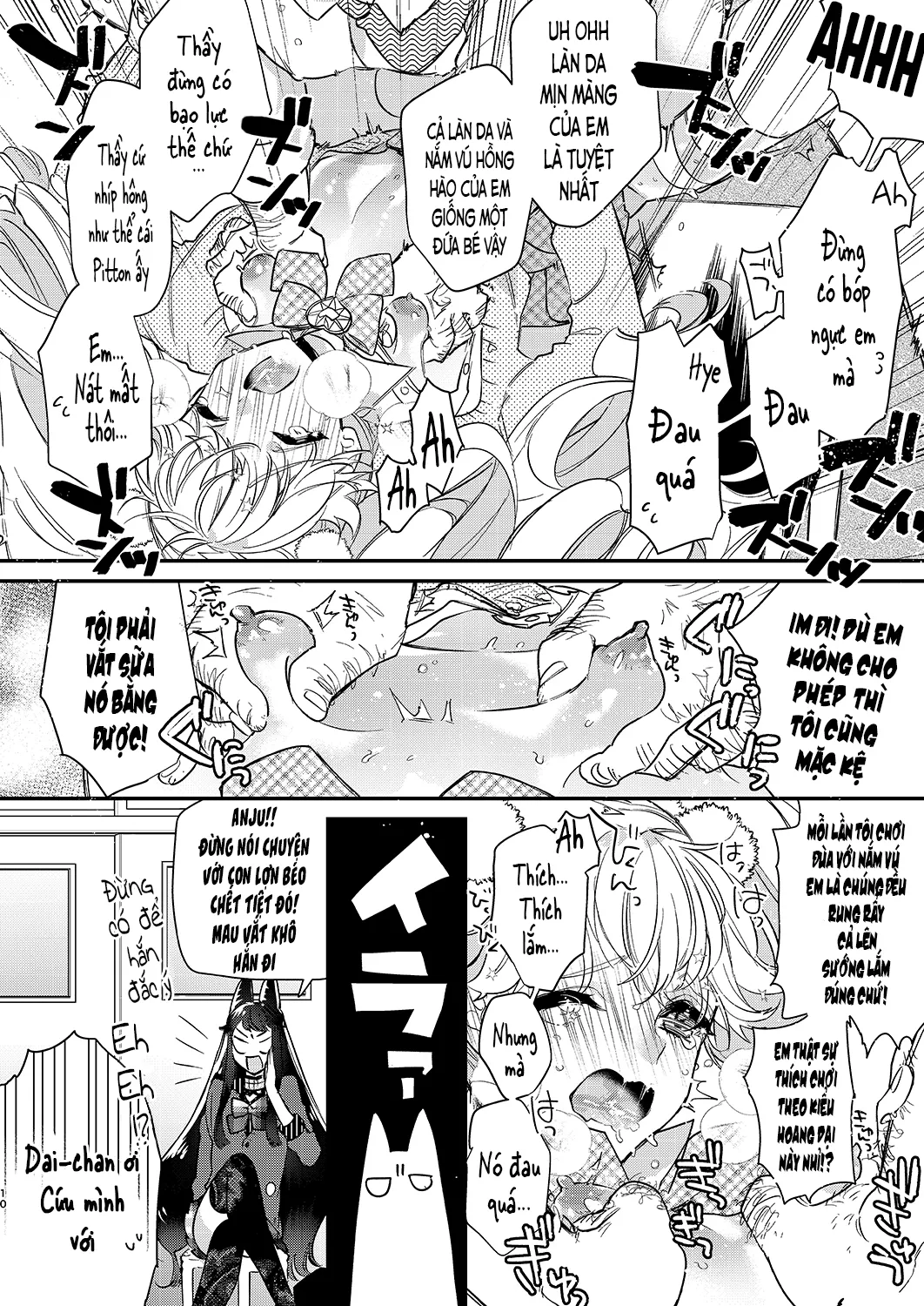 HentaiVN.net - Ảnh 8 - Ranh giới thiên thần và ác quỷ quá mỏng manh [Tenshi to Akuma wa Kamihitoe, 天使と悪魔は紙一重] - Chap 1