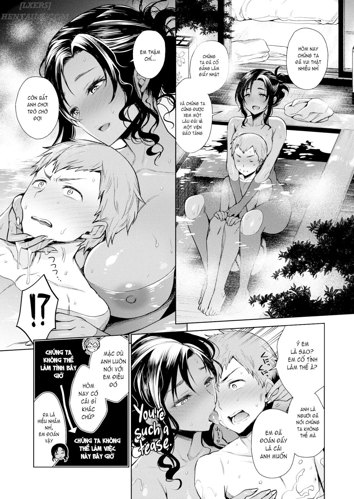 HentaiVN.net - Ảnh 10 - Sightseeing with Makana-san [Comic Shitsurakuten 2018-07] - Chap 1