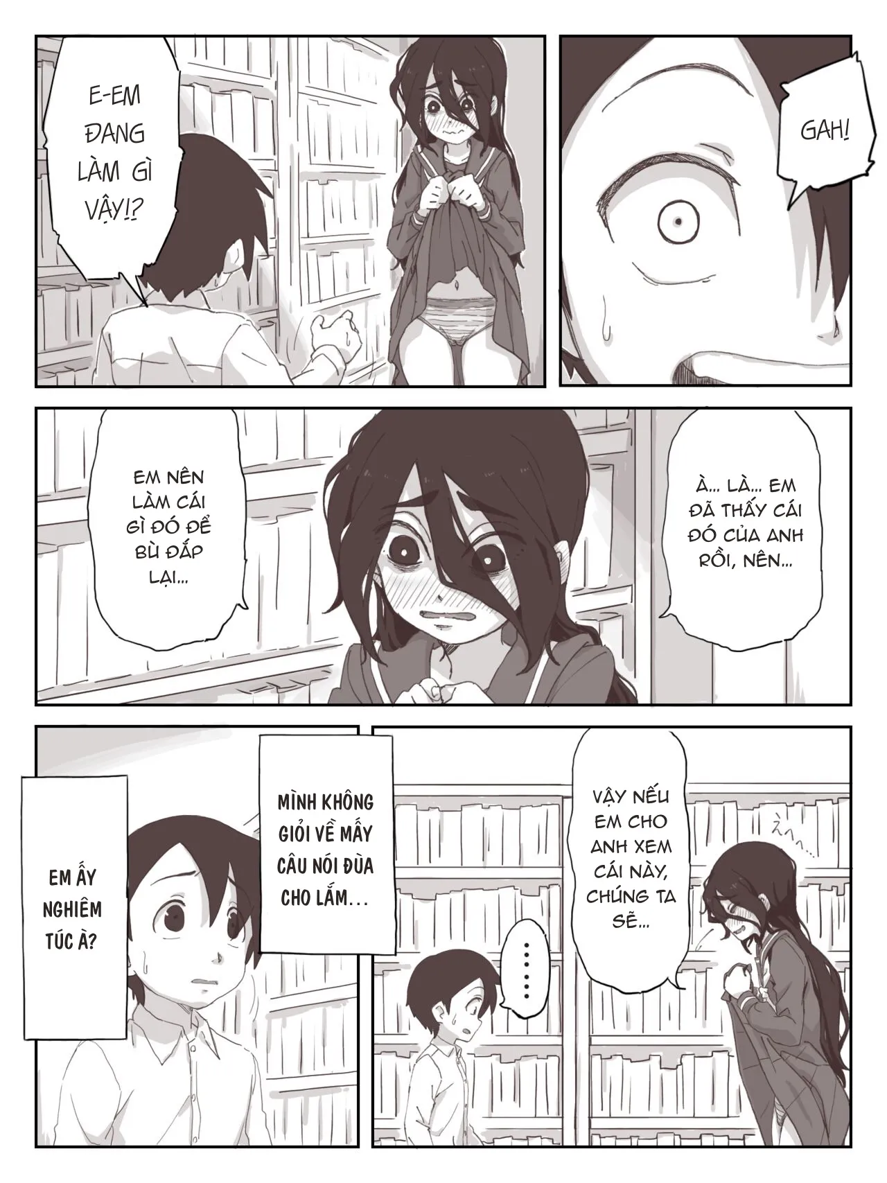 HentaiVN.net - Ảnh 11 - Senpai, hãy ra trên tay em [Senpai, Te ni Dashite Kudasai!] - Chap 1