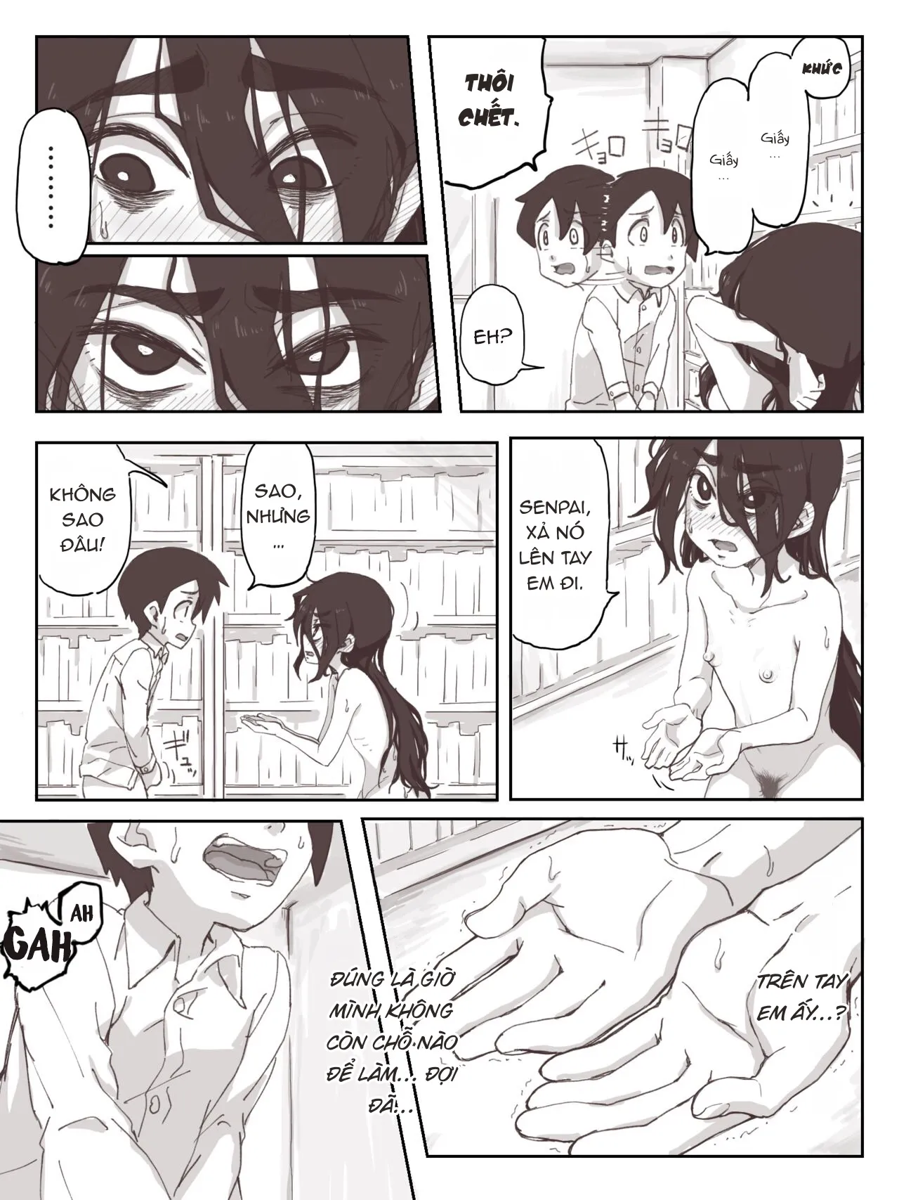 HentaiVN.net - Ảnh 31 - Senpai, hãy ra trên tay em [Senpai, Te ni Dashite Kudasai!] - Chap 1