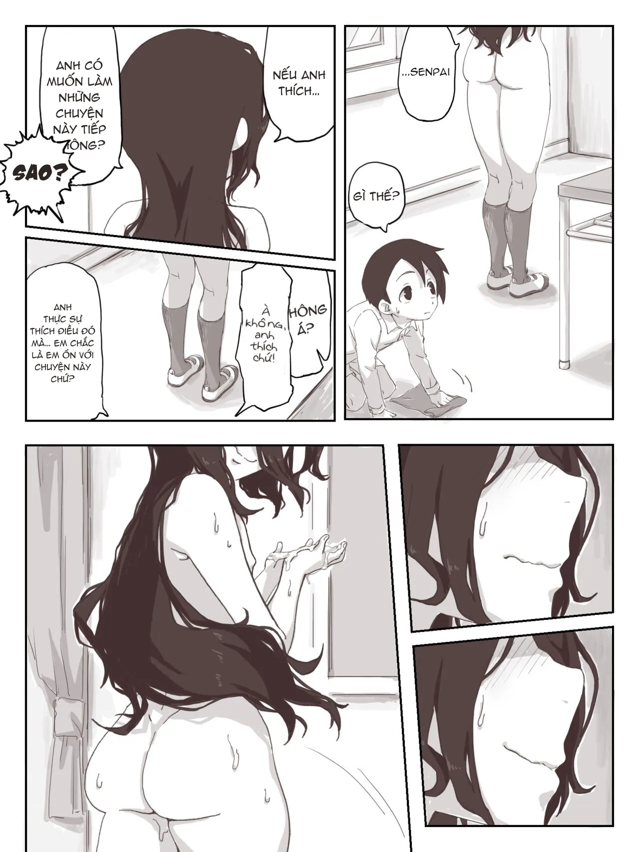 HentaiVN.net - Ảnh 36 - Senpai, hãy ra trên tay em [Senpai, Te ni Dashite Kudasai!] - Chap 1
