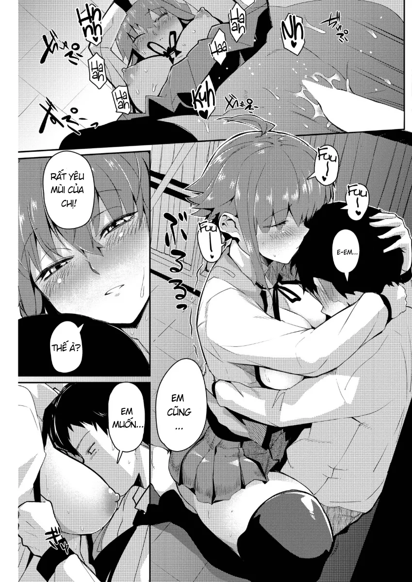 HentaiVN.net - Ảnh 16 - Chịch Senpai Hứng Tình ♡ [スメルラブラブラブスメル] - Chap 1