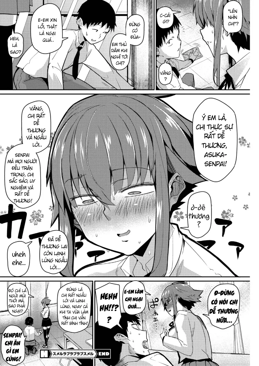 HentaiVN.net - Ảnh 23 - Chịch Senpai Hứng Tình ♡ [スメルラブラブラブスメル] - Chap 1
