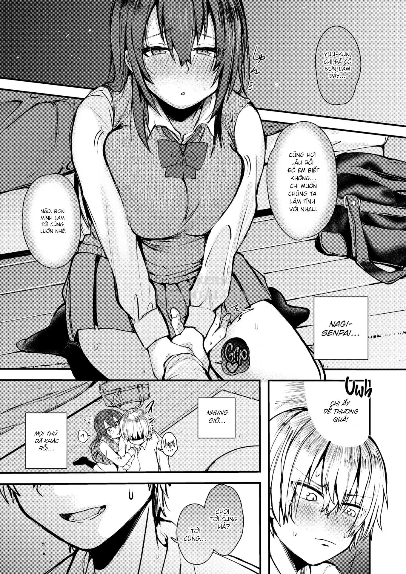 HentaiVN.net - Ảnh 6 - Nagi-senpai's Prank!? ❤ [Comic Aoha 2020 Winter] - Chap 1