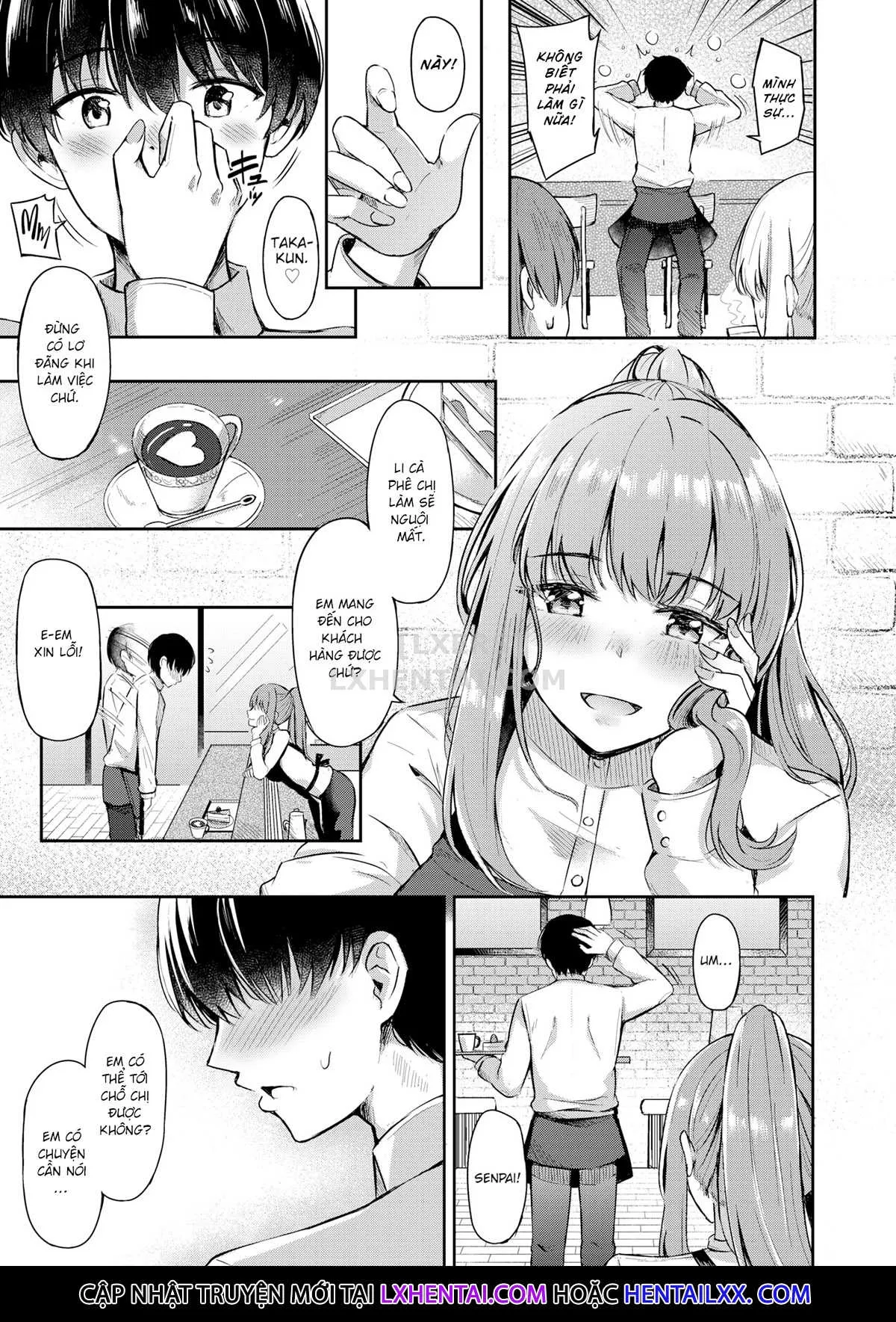 HentaiVN.net - Ảnh 4 - The Taste of Senpai's Coffee [Comic X-Eros #86] - Chap 1