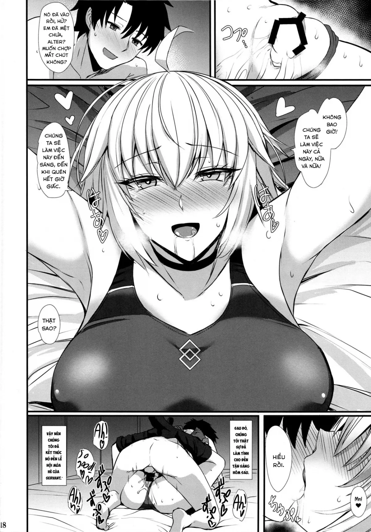 HentaiVN.net - Ảnh 21 - Sự kì diệu khi làm tình trong bộ đồ bơi. [竜の魔女と水着えっちする; Swimsuit Sex With The Dragon Witch; Ryuu no Majo to Mizugi Ecchi Suru] - Chap 1