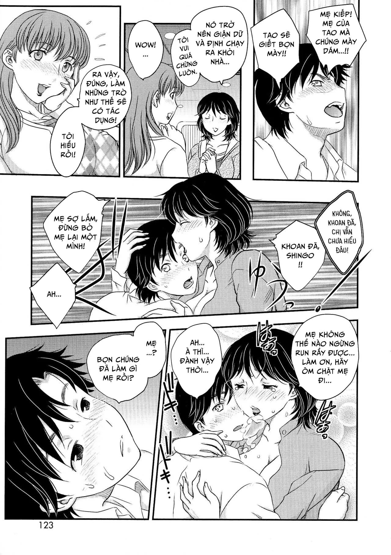 HentaiVN.net - Ảnh 5 - Boshi Soudan [Mother Son Advice] - Chap 1