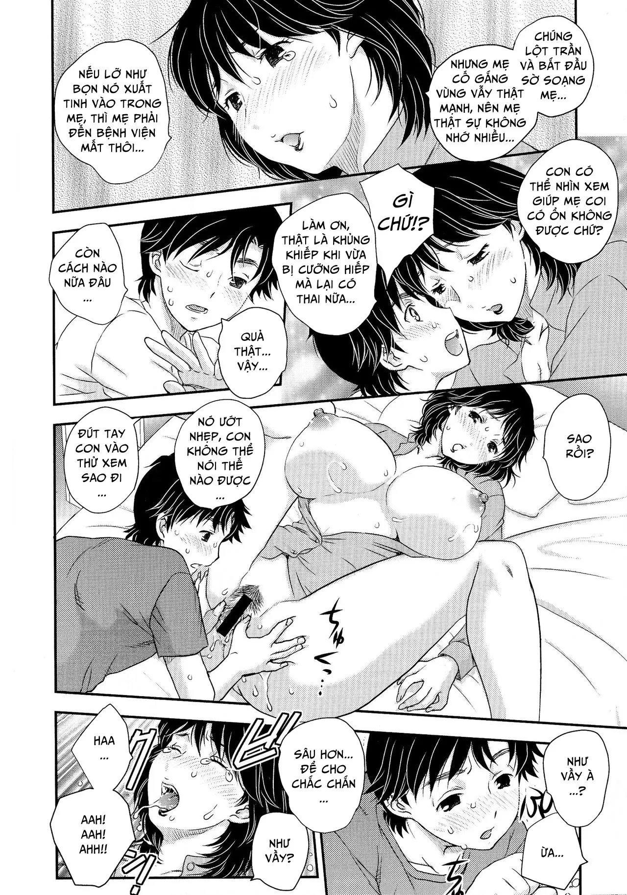 HentaiVN.net - Ảnh 6 - Boshi Soudan [Mother Son Advice] - Chap 1