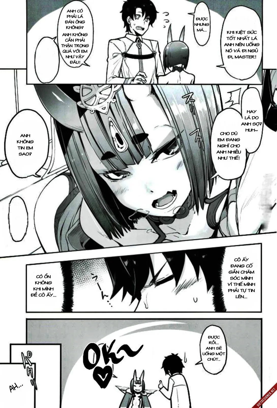 HentaiVN.net - Ảnh 5 - Sake ni Nagasare Oni ni Oboree (Fate/Grand Order) [酒ニ流サレ鬼ニ溺レー (Fate/Grand Order)] - Chap 1