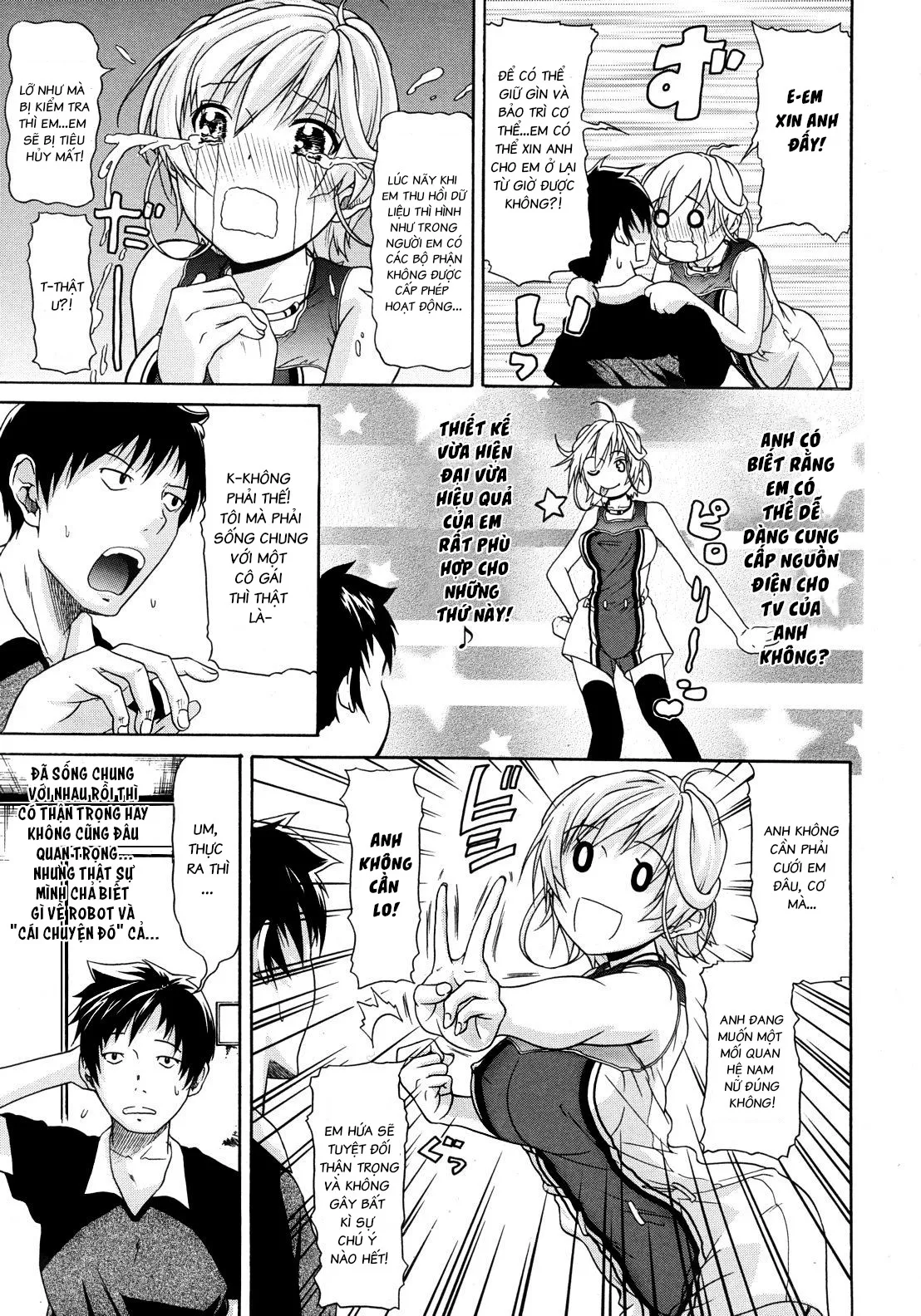 HentaiVN.net - Ảnh 8 - Niềm Tin Người Máy [Believe Machine] - Chap 3