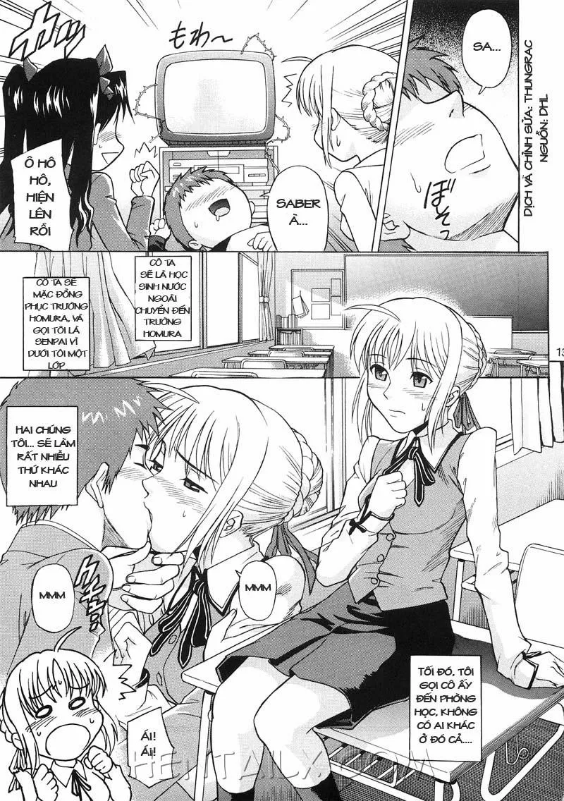 HentaiVN.net - Ảnh 12 - Fate Delusions of Grandeur (Fate Stay Night) - Chap 1