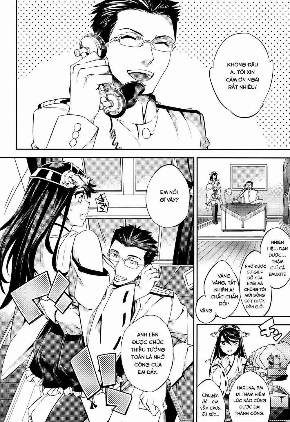 HentaiVN.net - Ảnh 4 - Haruna wa Daijoubu desu!! Kai Ni (Kancolle) - Chap 1