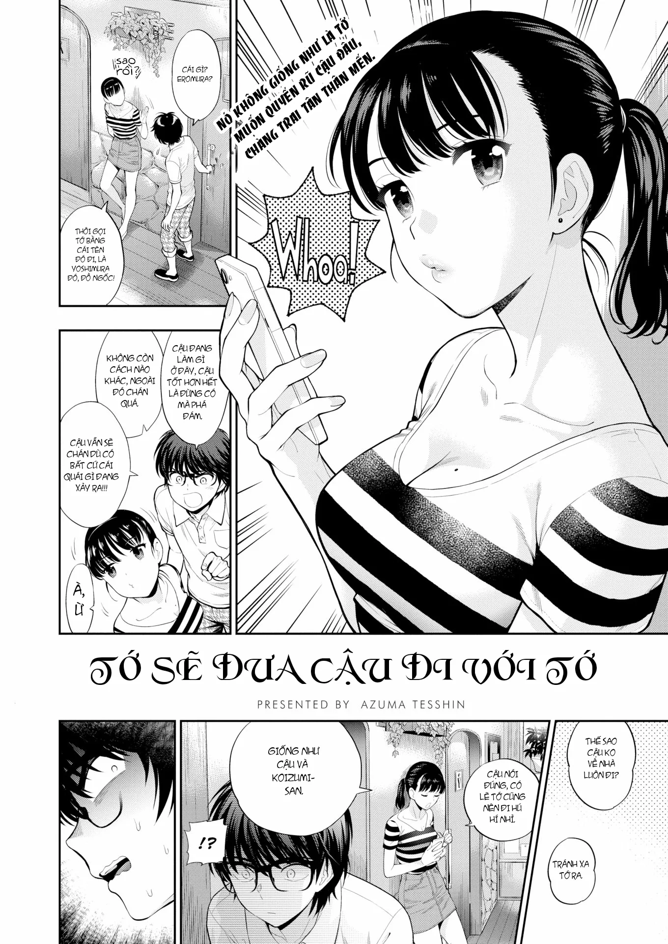 HentaiVN.net - Ảnh 4 - Tớ Sẽ Đưa Cậu Đi Với Tớ - Chap 1