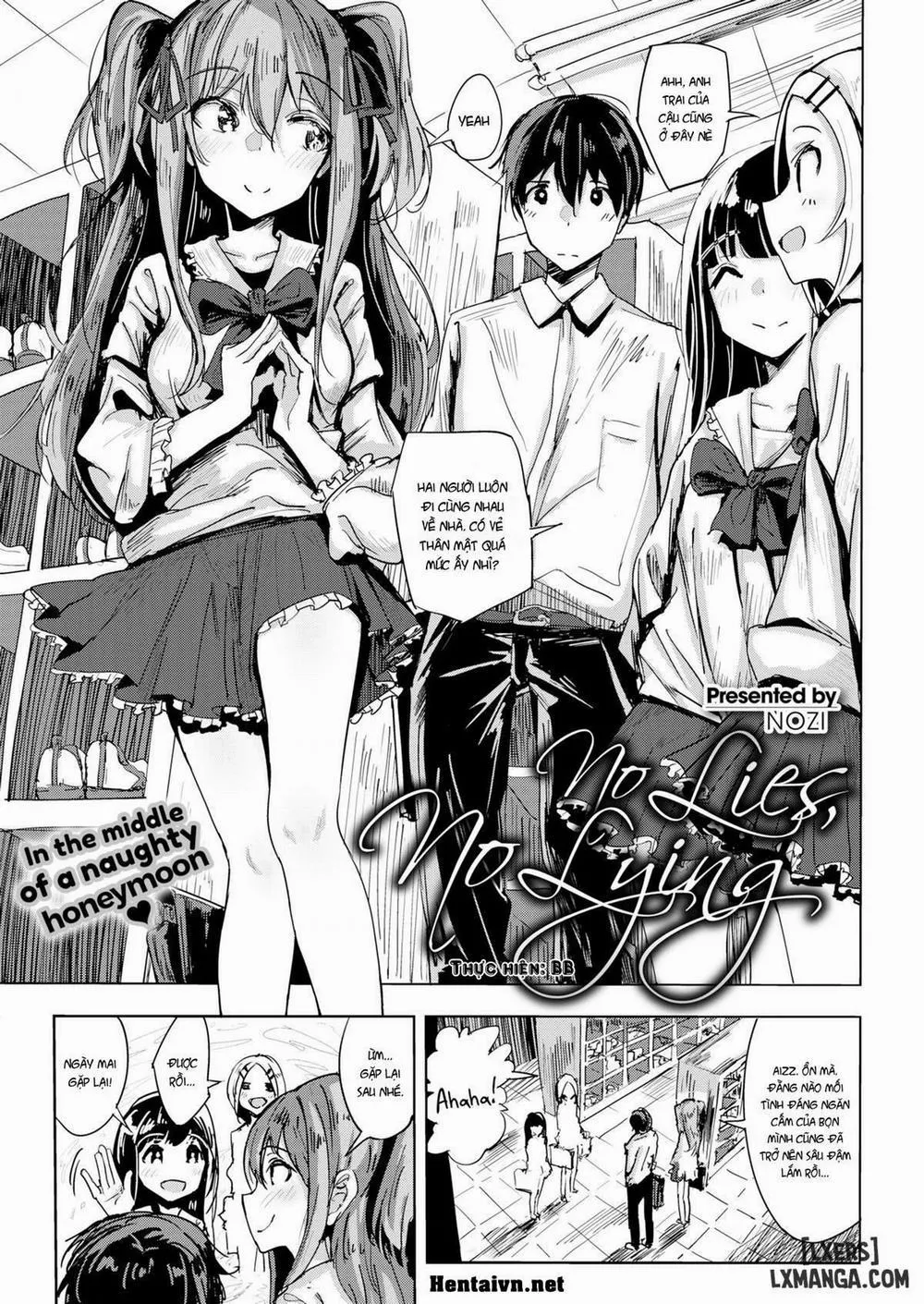 HentaiVN.net - Ảnh 1 - No Lies, No Lying - Chap 1