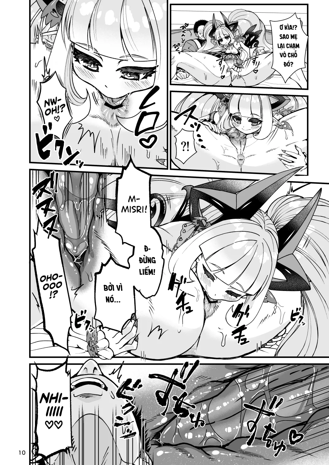 HentaiVN.net - Ảnh 10 - Futanari Devil Mama no Mesu ni Naru - Chap 1