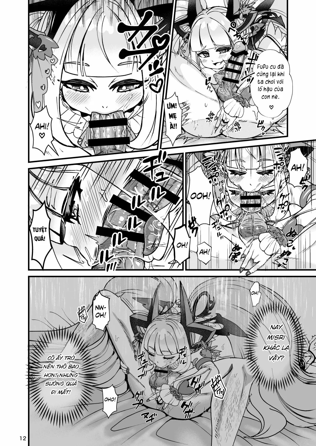 HentaiVN.net - Ảnh 12 - Futanari Devil Mama no Mesu ni Naru - Chap 1