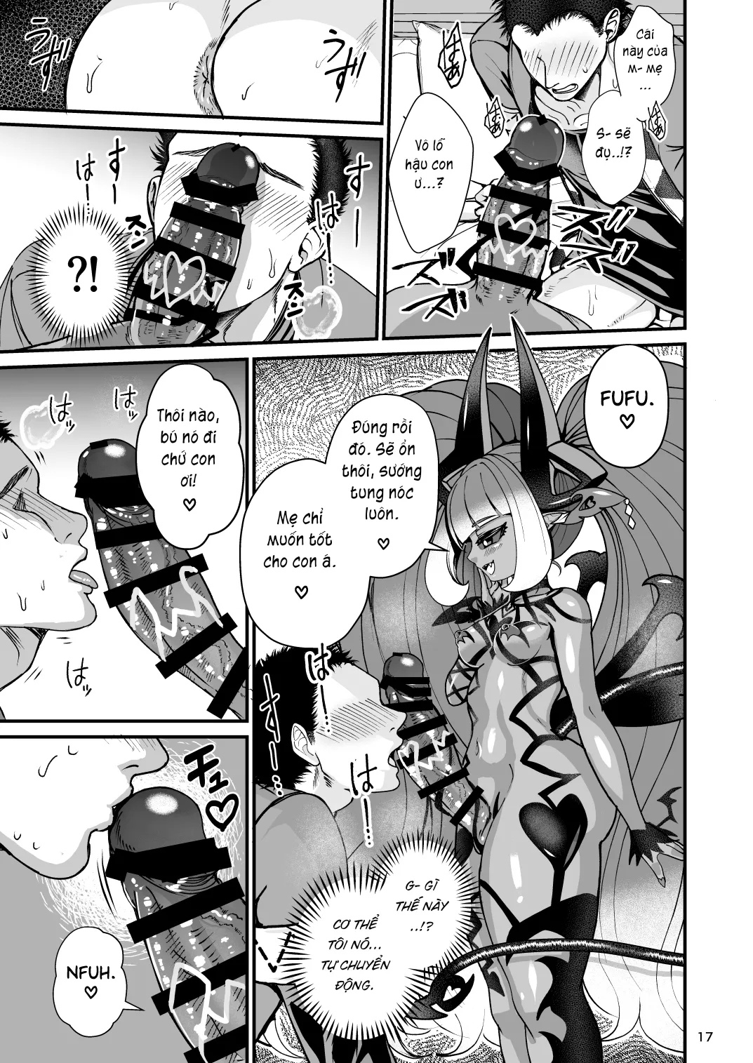 HentaiVN.net - Ảnh 17 - Futanari Devil Mama no Mesu ni Naru - Chap 1
