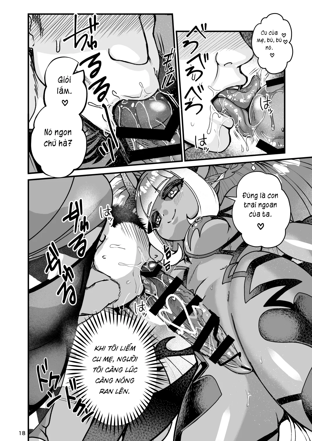 HentaiVN.net - Ảnh 18 - Futanari Devil Mama no Mesu ni Naru - Chap 1