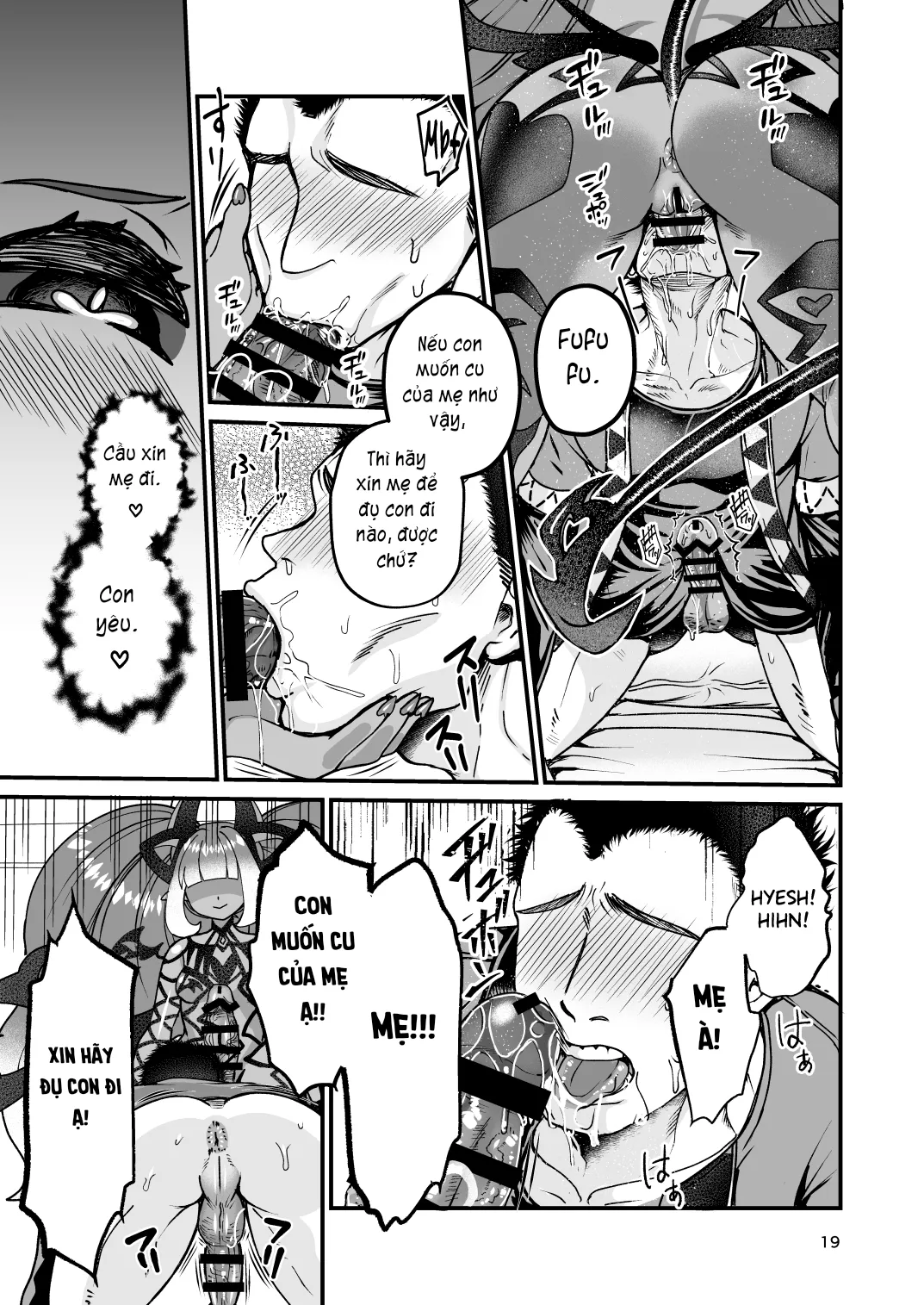 HentaiVN.net - Ảnh 19 - Futanari Devil Mama no Mesu ni Naru - Chap 1